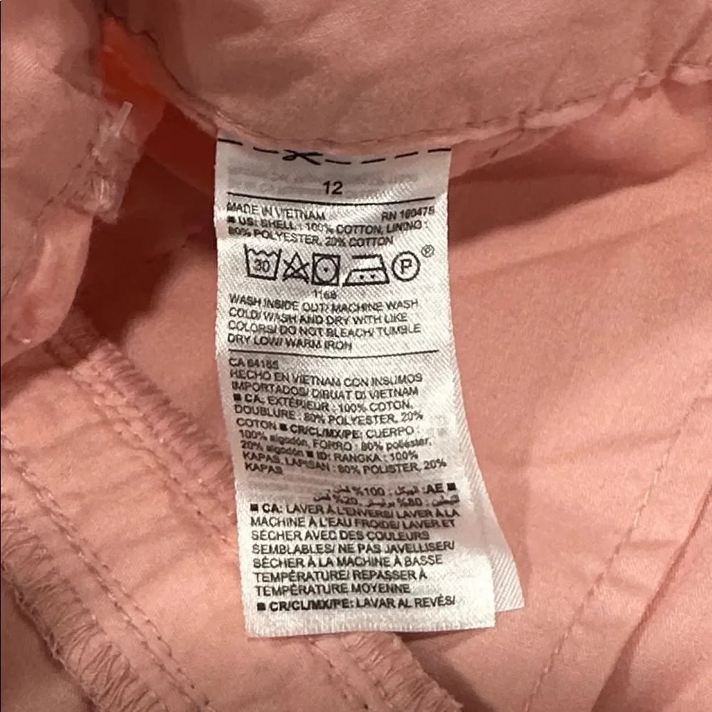 Old Navy Pink Eyelet Everyday Short NEW 3.5” Mid Rise Size 12 Pink Style 581992